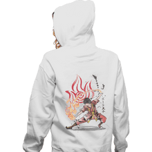 Load image into Gallery viewer, Shirts Zippered Hoodies, Unisex / Small / White The Power Of The Fire Nation