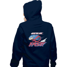 Load image into Gallery viewer, Shirts Pullover Hoodies, Unisex / Small / Navy Supersonic