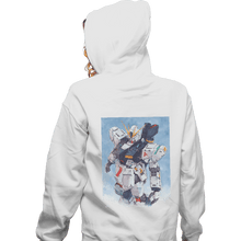 Load image into Gallery viewer, Shirts Zippered Hoodies, Unisex / Small / White Nu Watercolor