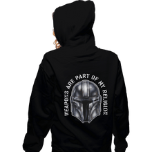 Load image into Gallery viewer, Shirts Pullover Hoodies, Unisex / Small / Black Weapons Are Part Of My Religion