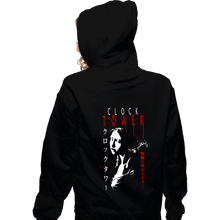 Load image into Gallery viewer, Daily_Deal_Shirts Zippered Hoodies, Unisex / Small / Black Clock Fear