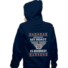 Load image into Gallery viewer, Shirts Pullover Hoodies, Unisex / Small / Navy Roast Is Ruined