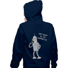 Load image into Gallery viewer, Shirts Zippered Hoodies, Unisex / Small / Navy Disappointed
