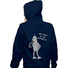 Load image into Gallery viewer, Shirts Zippered Hoodies, Unisex / Small / Navy Disappointed