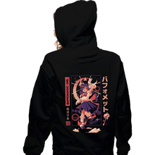 Load image into Gallery viewer, Secret_Shirts Zippered Hoodies, Unisex / Small / Black baphomagic girl