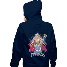Load image into Gallery viewer, Shirts Zippered Hoodies, Unisex / Small / Navy Etherian Rockstar