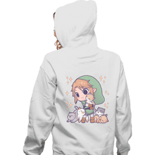 Load image into Gallery viewer, Daily_Deal_Shirts Zippered Hoodies, Unisex / Small / White Twilight Kittens