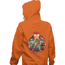 Load image into Gallery viewer, Daily_Deal_Shirts Zippered Hoodies, Unisex / Small / Red Autumn Fighter