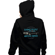 Load image into Gallery viewer, Daily_Deal_Shirts Zippered Hoodies, Unisex / Small / Black Winchester Brothers Business