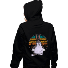 Load image into Gallery viewer, Shirts Zippered Hoodies, Unisex / Small / Black Big Chungus