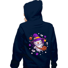 Load image into Gallery viewer, Shirts Zippered Hoodies, Unisex / Small / Navy Moogle Witch