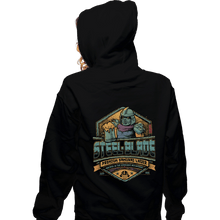 Load image into Gallery viewer, Daily_Deal_Shirts Zippered Hoodies, Unisex / Small / Black Steel Blade Lager