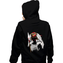 Load image into Gallery viewer, Shirts Zippered Hoodies, Unisex / Small / Black The Princess Of The Forest