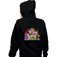 Load image into Gallery viewer, Shirts Zippered Hoodies, Unisex / Small / Black 90s Villain Select