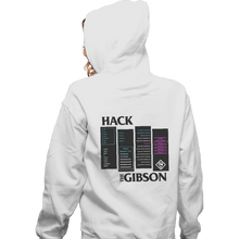 Load image into Gallery viewer, Shirts Zippered Hoodies, Unisex / Small / White Hack The Gibson