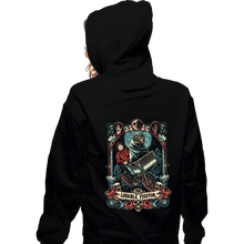 Load image into Gallery viewer, Daily_Deal_Shirts Zippered Hoodies, Unisex / Small / Black The Lovable Visitor