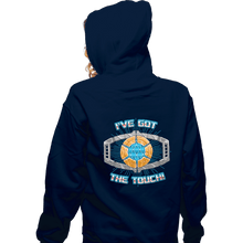 Load image into Gallery viewer, Secret_Shirts Zippered Hoodies, Unisex / Small / Navy Matrix Power