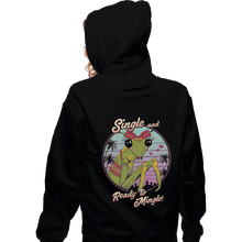 Load image into Gallery viewer, Shirts Zippered Hoodies, Unisex / Small / Black Single Mantis