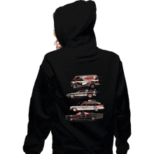Load image into Gallery viewer, Daily_Deal_Shirts Zippered Hoodies, Unisex / Small / Black Race To Save The Day