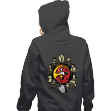 Load image into Gallery viewer, Daily_Deal_Shirts Zippered Hoodies, Unisex / Small / Dark Heather Hellfish Squad
