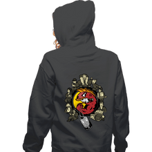 Load image into Gallery viewer, Daily_Deal_Shirts Zippered Hoodies, Unisex / Small / Dark Heather Hellfish Squad