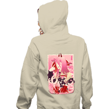 Load image into Gallery viewer, Daily_Deal_Shirts Zippered Hoodies, Unisex / Small / White Musha-e Power