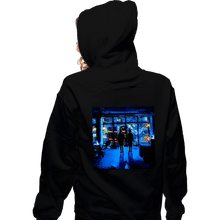 Load image into Gallery viewer, Daily_Deal_Shirts Zippered Hoodies, Unisex / Small / Black Van Gogh Never Watched The World Burn