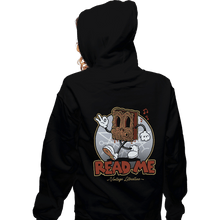 Load image into Gallery viewer, Daily_Deal_Shirts Zippered Hoodies, Unisex / Small / Black Read Me