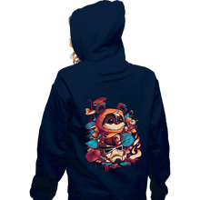 Load image into Gallery viewer, Secret_Shirts Zippered Hoodies, Unisex / Small / Navy Snack Time!!