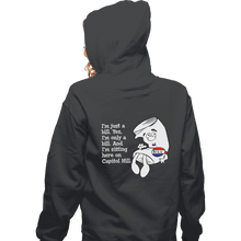 Load image into Gallery viewer, Shirts Zippered Hoodies, Unisex / Small / Dark heather I&#39;m Just A Bill
