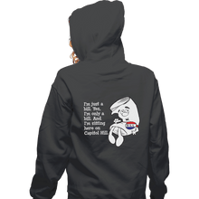Load image into Gallery viewer, Shirts Zippered Hoodies, Unisex / Small / Dark heather I'm Just A Bill