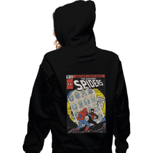 Load image into Gallery viewer, Shirts Zippered Hoodies, Unisex / Small / Black Spiders Of Future Past