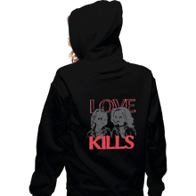Load image into Gallery viewer, Shirts Zippered Hoodies, Unisex / Small / Black Love Kills