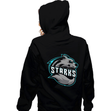 Load image into Gallery viewer, Shirts Zippered Hoodies, Unisex / Small / Black Winterfell Starks