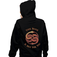 Load image into Gallery viewer, Secret_Shirts Zippered Hoodies, Unisex / Small / Black The Endless Book