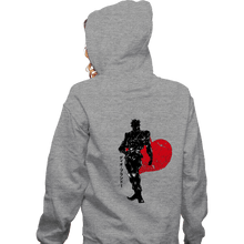 Load image into Gallery viewer, Shirts Zippered Hoodies, Unisex / Small / Sports Grey Crimson Dio