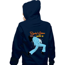 Load image into Gallery viewer, Daily_Deal_Shirts Zippered Hoodies, Unisex / Small / Navy Live At Queens '88