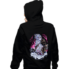 Load image into Gallery viewer, Daily_Deal_Shirts Zippered Hoodies, Unisex / Small / Black Battle Weregarurumon
