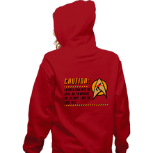 Load image into Gallery viewer, Shirts Zippered Hoodies, Unisex / Small / Red Red Shirt Guy