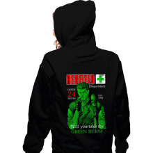 Load image into Gallery viewer, Last_Chance_Shirts Zippered Hoodies, Unisex / Small / Black Redfield Green Herb