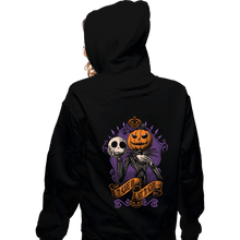 Load image into Gallery viewer, Daily_Deal_Shirts Zippered Hoodies, Unisex / Small / Black To Scare Or Not To Scare