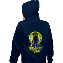 Load image into Gallery viewer, Shirts Zippered Hoodies, Unisex / Small / Navy Retro Rebel Jedi