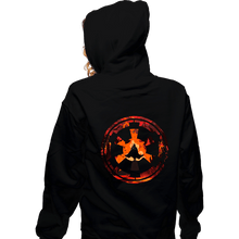 Load image into Gallery viewer, Daily_Deal_Shirts Zippered Hoodies, Unisex / Small / Black The Fallen Knight