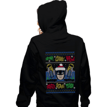 Load image into Gallery viewer, Shirts Zippered Hoodies, Unisex / Small / Black Nana Nana Nana Nana Christmas!