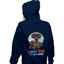 Load image into Gallery viewer, Daily_Deal_Shirts Zippered Hoodies, Unisex / Small / Navy Uncle E.T.
