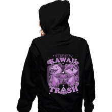 Load image into Gallery viewer, Secret_Shirts Zippered Hoodies, Unisex / Small / Black Kawaii Trash