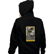 Load image into Gallery viewer, Shirts Zippered Hoodies, Unisex / Small / Black Tarot The Tower