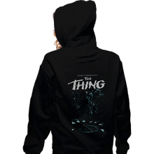 Load image into Gallery viewer, Shirts Zippered Hoodies, Unisex / Small / Black The Thing