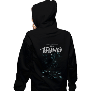 Shirts Zippered Hoodies, Unisex / Small / Black The Thing