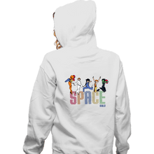 Load image into Gallery viewer, Shirts Zippered Hoodies, Unisex / Small / White Space Girls